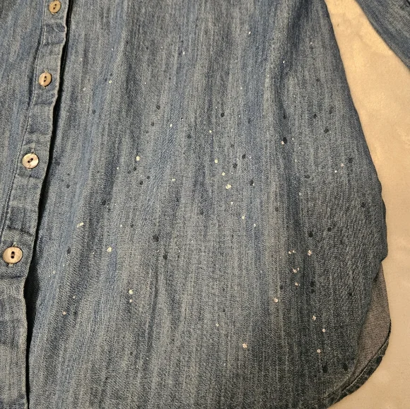 J Jill denim top - Picture 2 of 9